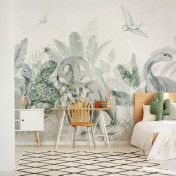 Российские обои Factura, коллекция Kids, артикул DINOPARK/1: премиальные дизайнерские обои для стильного интерьера