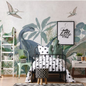 Российские обои Factura, коллекция Kids, артикул DINOPARK/5: премиальные дизайнерские обои для стильного интерьера