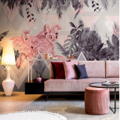 Российские обои Factura, коллекция Kids, артикул FLAMINGO/5: премиальные дизайнерские обои для стильного интерьера