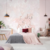 Российские обои Factura, коллекция Kids, артикул FLAMINGO/9: премиальные дизайнерские обои для стильного интерьера