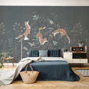 Российские обои Factura, коллекция Kids, артикул FOXY/8: премиальные дизайнерские обои для стильного интерьера