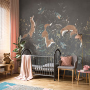 Российские обои Factura, коллекция Kids, артикул FOXY/9: премиальные дизайнерские обои для стильного интерьера