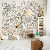 Российские обои Factura, коллекция Kids, артикул LEMURIA/1: премиальные дизайнерские обои для стильного интерьера