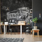 Российские обои Factura, коллекция Kids, артикул MINI COOPER/2: премиальные дизайнерские обои для стильного интерьера