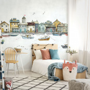 Российские обои Factura, коллекция Kids, артикул SCANDITOWN/1: премиальные дизайнерские обои для стильного интерьера