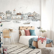 Российские обои Factura, коллекция Kids, артикул SCANDITOWN/3: премиальные дизайнерские обои для стильного интерьера