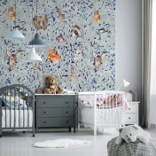 Российские обои Factura, коллекция Kids, артикул SECRET FOREST/1: премиальные дизайнерские обои для стильного интерьера