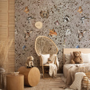 Российские обои Factura, коллекция Kids, артикул SECRET FOREST/2: премиальные дизайнерские обои для стильного интерьера