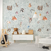 Российские обои Factura, коллекция Kids, артикул SECRET FOREST/5: премиальные дизайнерские обои для стильного интерьера