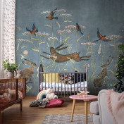 Российские обои Factura, коллекция Kids, артикул WONDERLAND/1: премиальные дизайнерские обои для стильного интерьера