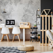 Российские обои Factura, коллекция Kids, артикул WORLD MAP/2: премиальные дизайнерские обои для стильного интерьера