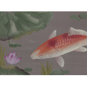 Английские обои Fromental, коллекция Modern Chinois, артикул Carp and Moon/Honshu