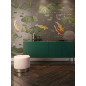 Английские обои Fromental, коллекция Modern Chinois, артикул Carp and Moon/Honshu