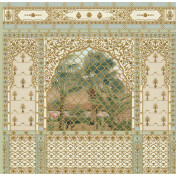 Панно Iksel, коллекция Scenic & Architectural Wallpapers, артикул Bikaner Bagh BIK4
