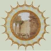 Панно Iksel, коллекция Scenic & Architectural Wallpapers, артикул Neo-Classical ROUND MED02