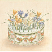 Панно Iksel, коллекция Scenic & Architectural Wallpapers, артикул Potted Flowers PF11