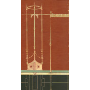 Панно Iksel, коллекция Scenic & Architectural Wallpapers, артикул Red Pompeii RED POMP01