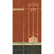 Панно Iksel, коллекция Scenic & Architectural Wallpapers, артикул Red Pompeii RED POMP02