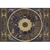 Панно Iksel, коллекция Scenic & Architectural Wallpapers, артикул Tabletops PERSIAN 14TH CENTURY ASTROLOGICAL CHART