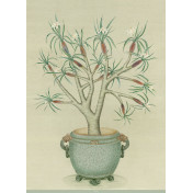 Панно Iksel, коллекция Scenic & Architectural Wallpapers, артикул Trees In Celadon Pots GEL1
