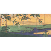 Панно Iksel, коллекция Scenic & Architectural Wallpapers, артикул Wisteria In Landscape