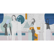 Итальянские обои Inkiostro Bianco, коллекция Creative Thinking, артикул INKXEHX2002