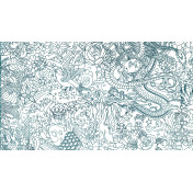 Французские обои Jean Paul Gaultier, коллекция Les Papiers, артикул 3303-05