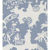 Тайские обои Jim Thompson, коллекция Pagoda and Palms, артикул WR1010/01 (N9021010/001)