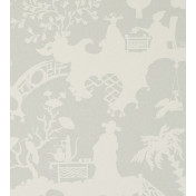 Тайские обои Jim Thompson, коллекция Pagoda and Palms, артикул WR1010/02 (N9021010/002)