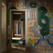 Панно Christian Lacroix, коллекция Pele-Mele, артикул PCL7058: премиальные дизайнерские обои для стильного интерьера