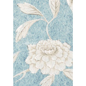 Английские обои Lewis & Wood, коллекция Wide Width Wallpapers, артикул LW13321/Jasper Peony Lagoon Blue