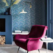 Английские обои Little Greene, коллекция London Wallpapers V, артикул 0256CTBLUEP