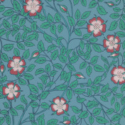 Английские обои Little Greene, коллекция National Trust Papers III, артикул 0263BRMARIN