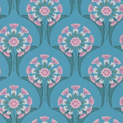 Английские обои Little Greene, коллекция National Trust Papers, артикул 0245HEAZURE