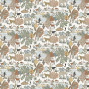 Английские обои Little Greene, коллекция Storybook Papers, артикул 0231ANPEAZZ