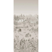 Английские обои Little Greene, коллекция Storybook Papers, артикул 0231POSTONE