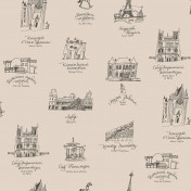 Российские обои Milassa, коллекция Bon Voyage, артикул D4001/1