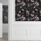 Американские обои Nicolette Mayer, коллекция Blossom Chinoiserie, артикул Blossom Fantasia/Black Pink