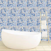 Американские обои Nicolette Mayer, коллекция Royal Delft, артикул Bloemdecor-Grain