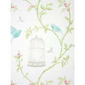 Английские обои Nina Campbell, коллекция Birdcage Walk, артикул NCW3770/02