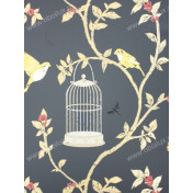 Английские обои Nina Campbell, коллекция Birdcage Walk, артикул NCW3770/05