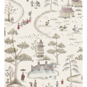 Английские обои Nina Campbell, коллекция Cathay, артикул NCW4180-02