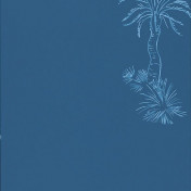Английские обои Paint & Paper Library, коллекция Tresco, артикул Lighthouse Palm Blue Pearl