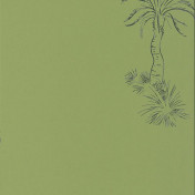 Английские обои Paint & Paper Library, коллекция Tresco, артикул Lighthouse Palm Chelsea Green