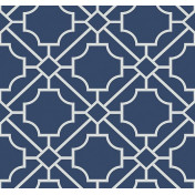 Американские обои Paper & Ink, коллекция Navy, Grey & White, артикул BL70032