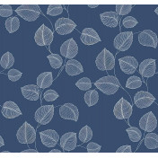 Американские обои Paper & Ink, коллекция Navy, Grey & White, артикул BL70112