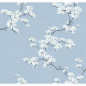 Американские обои Paper & Ink, коллекция Navy, Grey & White, артикул BL70512