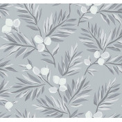 Американские обои Paper & Ink, коллекция Navy, Grey & White, артикул BL70708