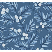 Американские обои Paper & Ink, коллекция Navy, Grey & White, артикул BL70712