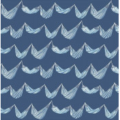 Американские обои Paper & Ink, коллекция Navy, Grey & White, артикул BL71022